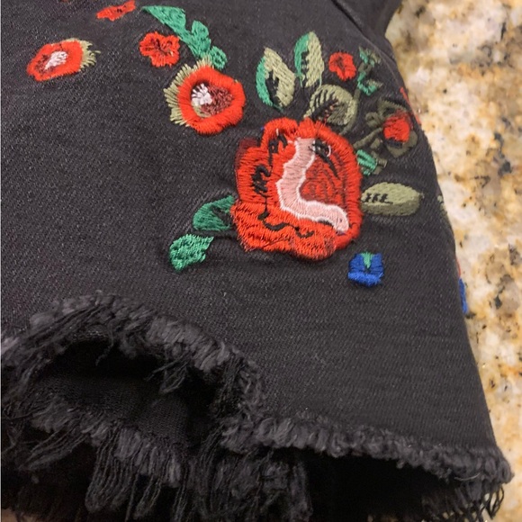 EUC The Sinner Misguided black high rise authentic skinny jeans flared bottom - Picture 9 of 11